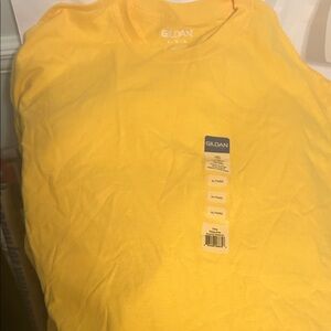 Set of Gildan Men's Vibrant Yellow Short Sleeve Tee ALL for $10 NOT EACH